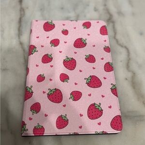 Pink Strawberry Print Amazon Kindle